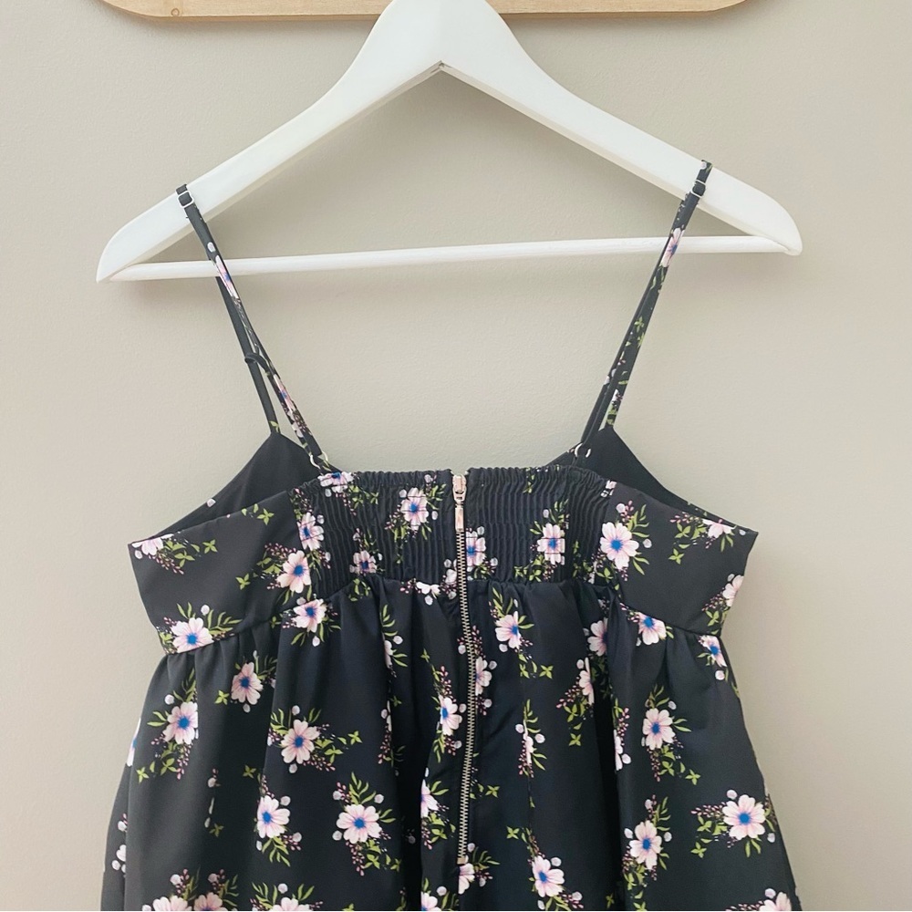Free People Bubble Mini Dress Black Sz Medium - Picture 9 of 11